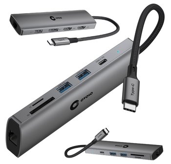 HUB USB-C do Laptopa Dynabook Dual Monitor 2xHDMI 4K DisplayPort LAN - Inny producent