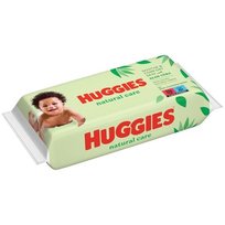 Huggies Natural Care, Chusteczki Nawilżane, 56szt.