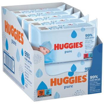Huggies Pure Chusteczki Nawilżane Wodą 10 X 56Szt - Huggies