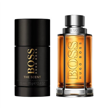 Hugo Boss, Boss The Scent For Man zestaw woda toaletowa spray 100ml + dezodorant sztyft 75ml - Hugo Boss