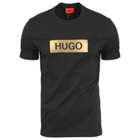 HUGO czarny t-shirt koszulka meska logo napis HUGO BOSS HUGO czarny t-shirt koszulka meska logo napis HUGO BOSS r.L
