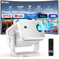 Huidun Projektor PT10 330ANSI 4K 1080P Whale TV 1GB+16GB WiFi5 BT5.2