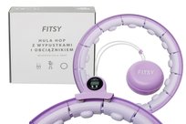 Hula Hop FITSY z obciążeniem i wypustkami masującymi, fioletowy