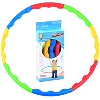 Hula hop składane kolorowe koło do kręcenia 60cm JOKOMISIADA