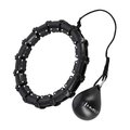 Hula Hop z wypustkami i obciążnikiem HMS HHW02 Black - HMS