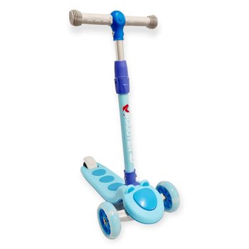 Hulajnoga dziecięca balansowa składana trójkołowa koła LED 308 Niebieska - Inny marka