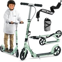 Hulajnoga składana miejska uchwyt hamulec ręczny Soke City miętowa