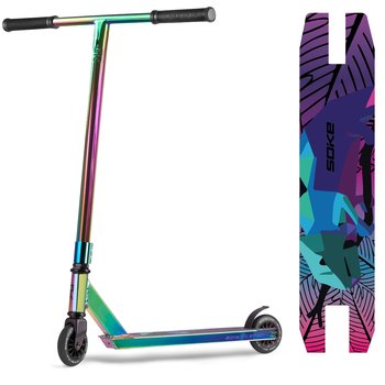 Hulajnoga wyczynowa ABEC-9 STUNT Soke EVO Street neochrome - SOKE