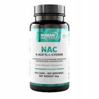 Human Protect NAC 200mg N-acetylo-L-cysteina 100k WĄTROBA, ZDROWA SKÓRA