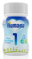 Humana 1, Mleko początkowe w płynie od urodzenia, 90 ml - Humana