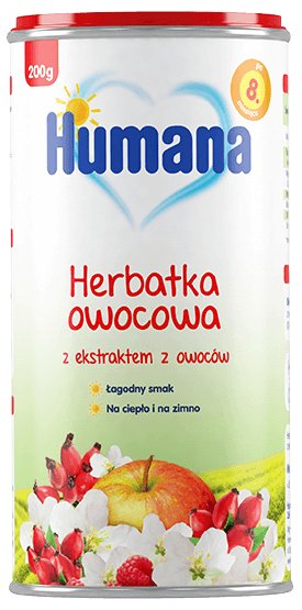 Фото - Дитяче харчування Humana , Herbatka owocowa, 200 g 