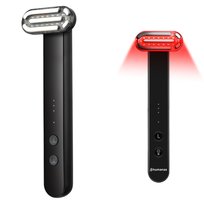 HUMANAS Aurora masażer soniczny do liftingu twarzy z funkcją EMS czarny