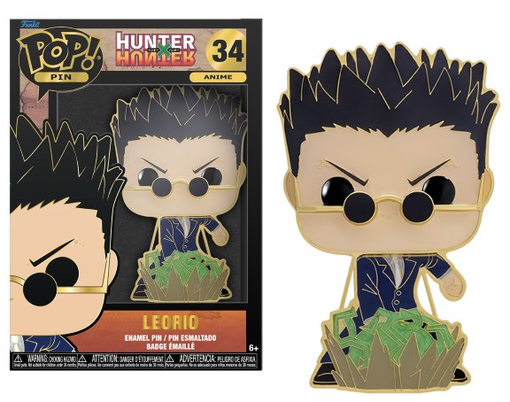 Funko Pop! Pin Anime Hunter x Hunter: Leorio - 34 - Objecto