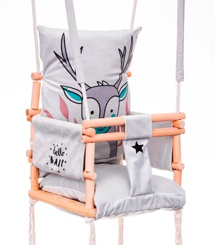 Huśtawka 3w1dla dzieci Usztywniona Domowa /Jelonek +pas bezp.CE - Love gifts