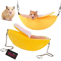 Huśtawka Hamak Norka Domek Dla Małego Gryzonia Chomika Myszy Mała Banan