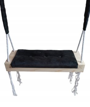Huśtawka siedzisko wisząca dom ogród dzieci czarna - Inny producent
