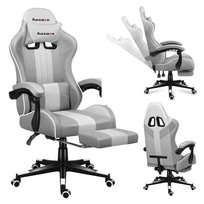 Huzaro, Fotel Gamingowy, Force 4.7, White Mesh, Biały
