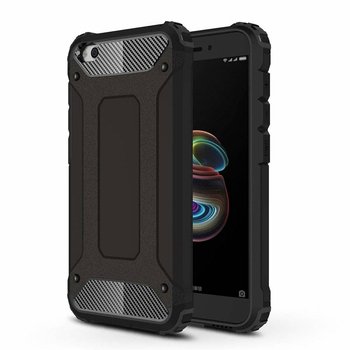 Hybrid Armor pancerne hybrydowe etui pokrowiec Xiaomi Redmi Go czarny - Hurtel