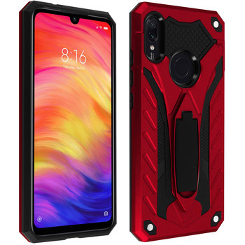 Hybrydowe etui ochronne Xiaomi Redmi Note 7, Phantom, czerwone - Avizar