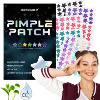 HYDROKOLOIDOWE PLASTRY NA PRYSZCZE GWIAZDKI 1680 SZT NAKLEJKI TRĄDZIK KOLOR