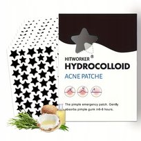 HYDROKOLOIDOWE PLASTRY NA PRYSZCZE GWIAZDKI 400 SZT NAKLEJKI TRĄDZIK CZARNE