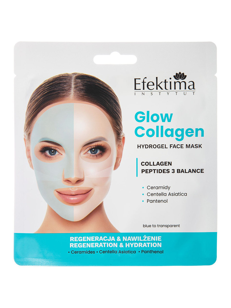 Empik Hydrożelowa maseczka do twarzy Efektima Regeneracja & Nawilżenie Glow Collagen