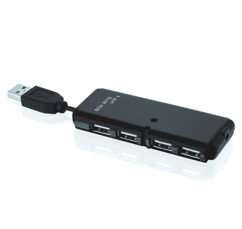 I-BOX USB 2.0 Hub 4-porty czarny - IBOX | Sklep EMPIK.COM