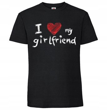 I LOVE MY GIRLFRIEND koszulka męska śmieszny prezent dla chłopaka t-shirt - Inna marka