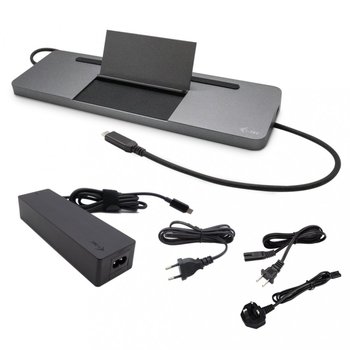 I-tec stacja dokująca usb-c metal ergonomic 4k 3x display docking station power delivery 85 w + i-tec universal charger 100 w - I-Tec