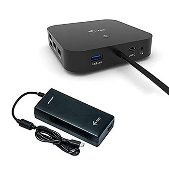 i-tec Stacja dokująca USB-C z podwójnym wyświetlaczem z zasilaniem 100 W + uniwersalna ładowarka 112 W - I-Tec