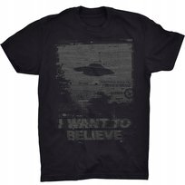 I Want To Believe Koszulka UFO Archiwum X Files GILDAN