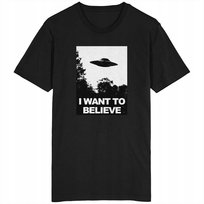 I Want To Believe Koszulka UFO NOL Kosmici Mars