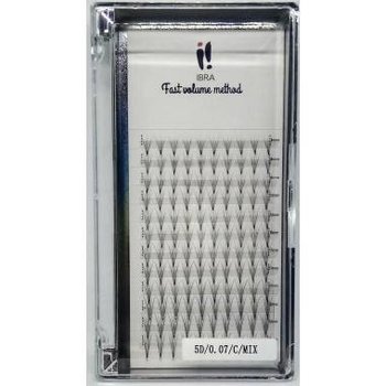 Ibra, Fast Volume Method, rzęsy 5D C 0,07 MIX - Ibra