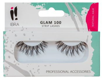 Ibra, sztuczne rzęsy na pasku Glam 100 Black - Ibra
