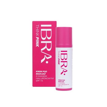 IBRA Think Pink, Krem pod makijaż z kwasem hialuronowym SPF15,  50ml - Ibra