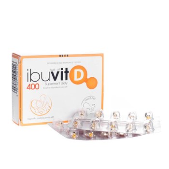 Ibuvit D 400, Kapsułki Miękkie Twist-Off, 30 szt. - POLPHARMA