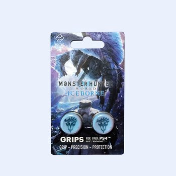 Iceborn Thumb Grips - Ps4 Controller - Blue - Monster Hunter Official License - BLADE
