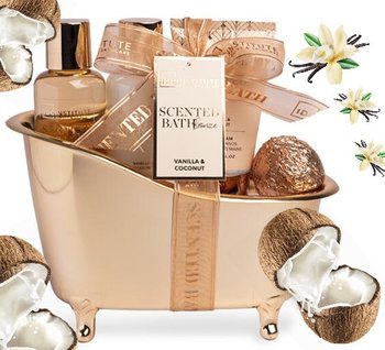 IDC Ekskluzywny ZESTAW na PREZENT dla NIEJ do CIAŁA i KĄPIELI SPA KOKOS - DCI