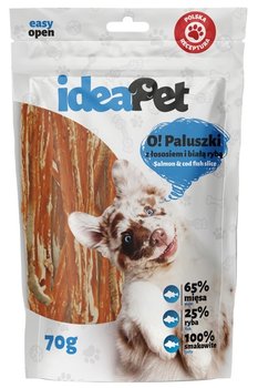 IdeaPet O! Paluszki z łososiem i białą rybą 70g - Idea