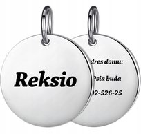 IDENTYFIKATOR ADRESÓWKA PIES KOT ŁAPKA TWÓJ GRAWER