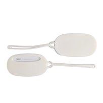 Identyfikator do bagażu silikonowy zawieszka do bagażu  do samolotu biały