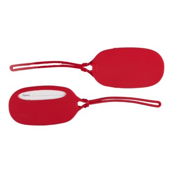 Identyfikator do bagażu zawieszka do bagażu silikonowa do samolotu czerwona - Inna marka