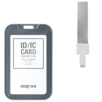 Identyfikator holder ze smyczą Reap wysoka jakość SZARY