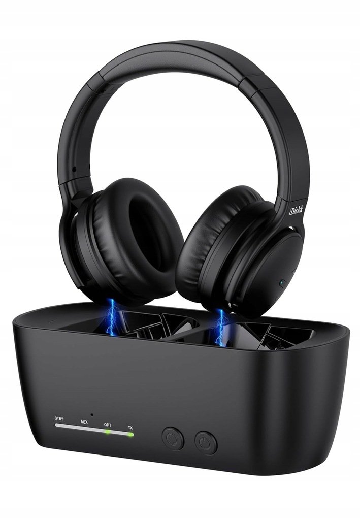 IDiskk Bezprzewodowe S uchawki Do Telewizora Bluetooth 5 2 Stacja 
