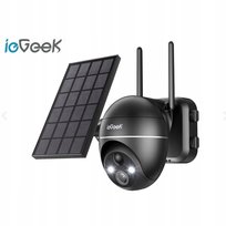 ieGeek 5MPX ZEWNĘTRZNA KAMERA SOLARNA BATERIA BEZPRZEWODOWY OBROTOWA MONITORING