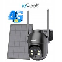 ieGeek KAMERA SOLARNA ZEWNĘTRZNA OBROTOWA NA KARTĘ SIM GSM 3G 4G LTE SIM 2K 3MPx