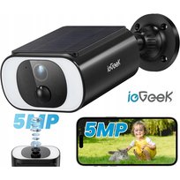 ieGeek SOLARNA BATERIA KAMERA WIFI 5MPX SMART ZEWNĘTRZNA IP BEZPRZEWODOWA ALARM