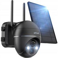 ieGeek SOLARNA KAMERA ZEWNĘTRZNA 2K WIFI OBROTOWA 3MPX 4X ZOOM PIR 9000MAH FULL HD