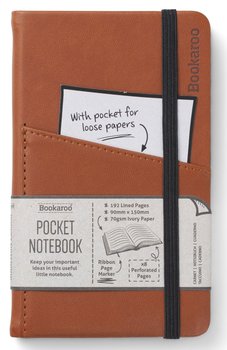 IF, notatnik a6 bookaroo journal pocket brązowy - IF