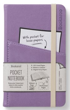 IF, notatnik a6 bookaroo journal pocket jasny fiolet - IF